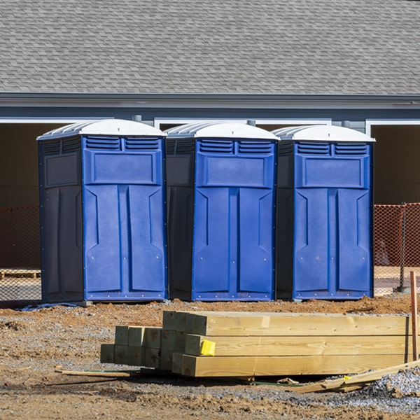 how can i report damages or issues with the porta potties during my rental period in Mills